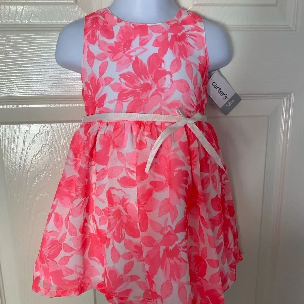 Carter's 2 Piece 12M Lined Dress.